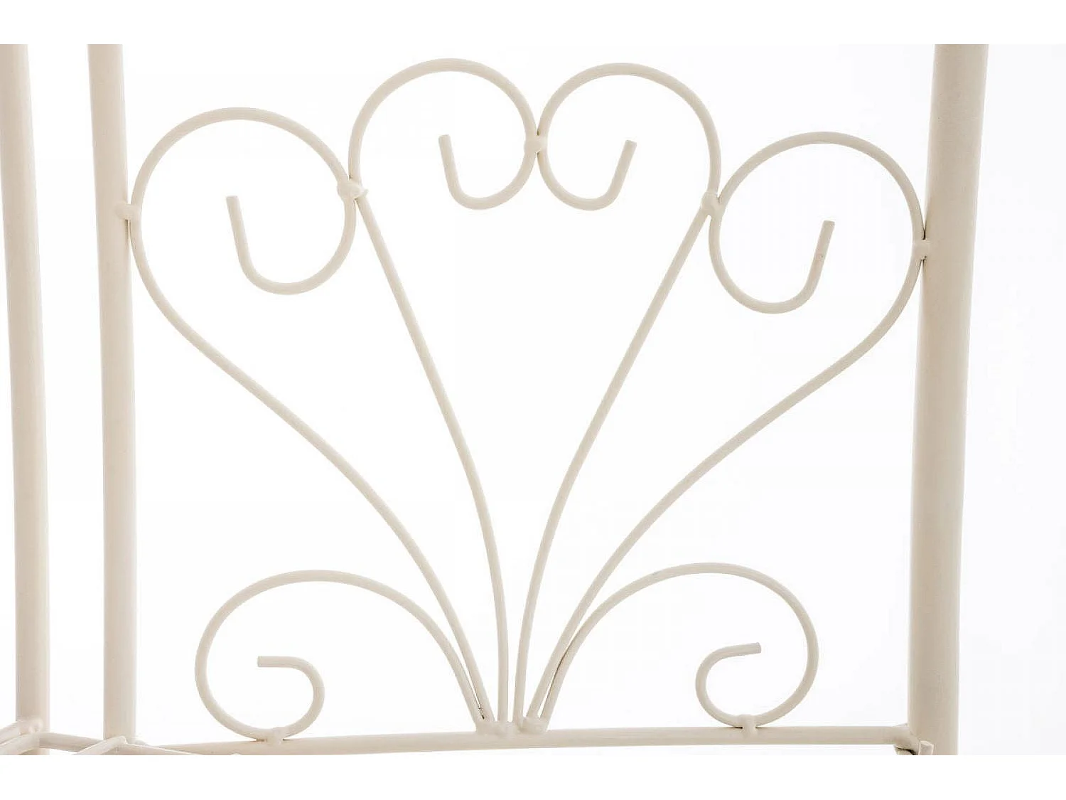 Étagères sur pied - Métal - 61.5 x 33 x 153cm - Crème - Mia