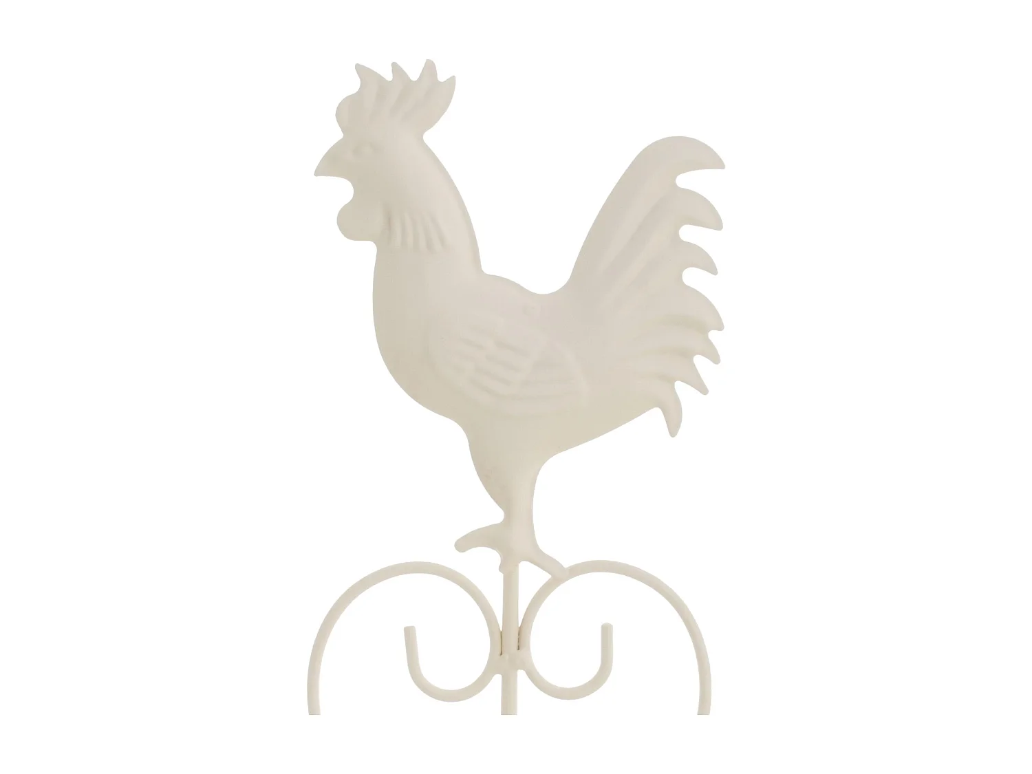 Étagères sur pied - Métal - 61.5 x 33 x 153cm - Crème - Mia