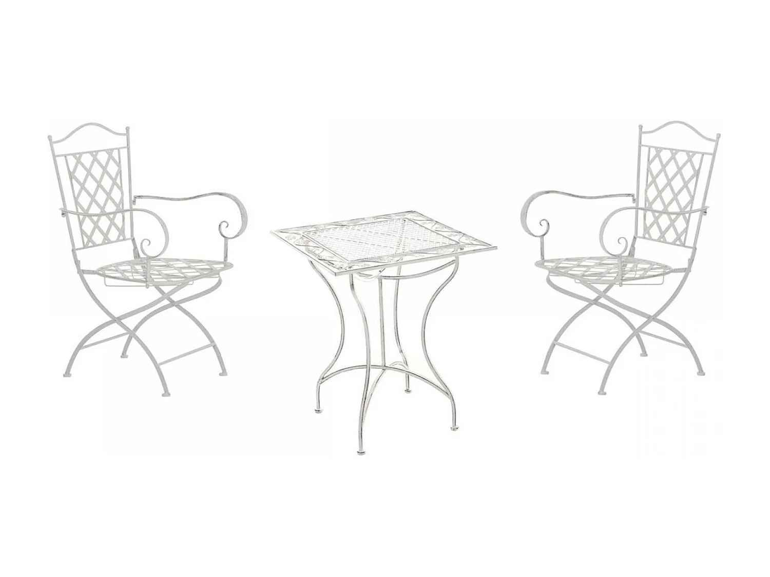 Ensemble de jardin - Table + 2 Chaises - Payo