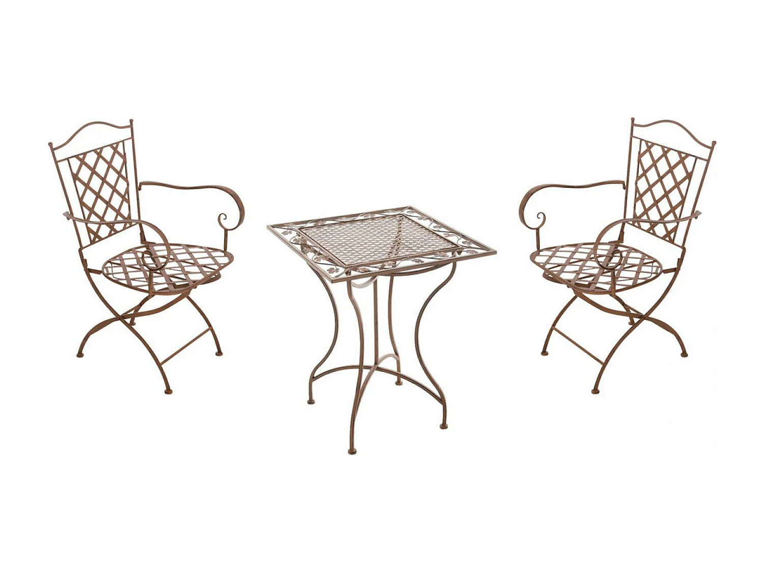 Ensemble de jardin - Table + 2 Chaises - Payo