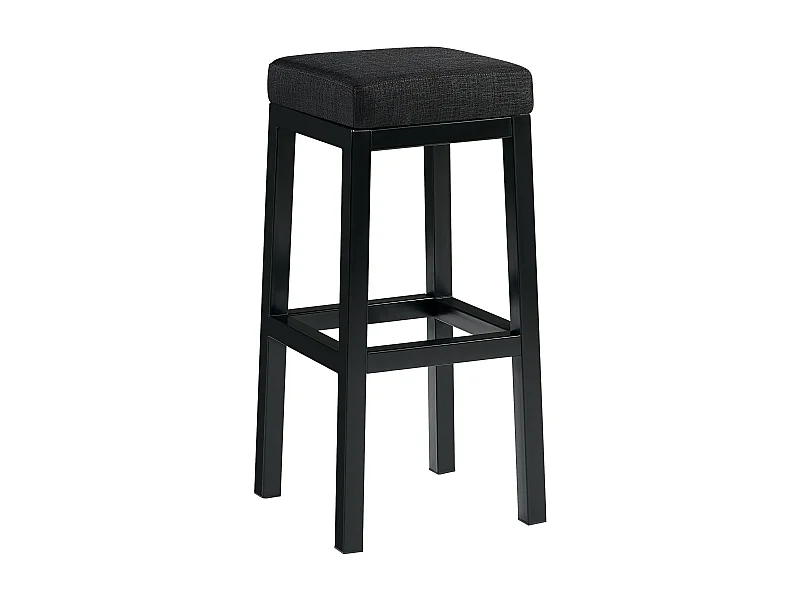 Tabouret de bar - Tissu - Gris foncé - Taylor B85