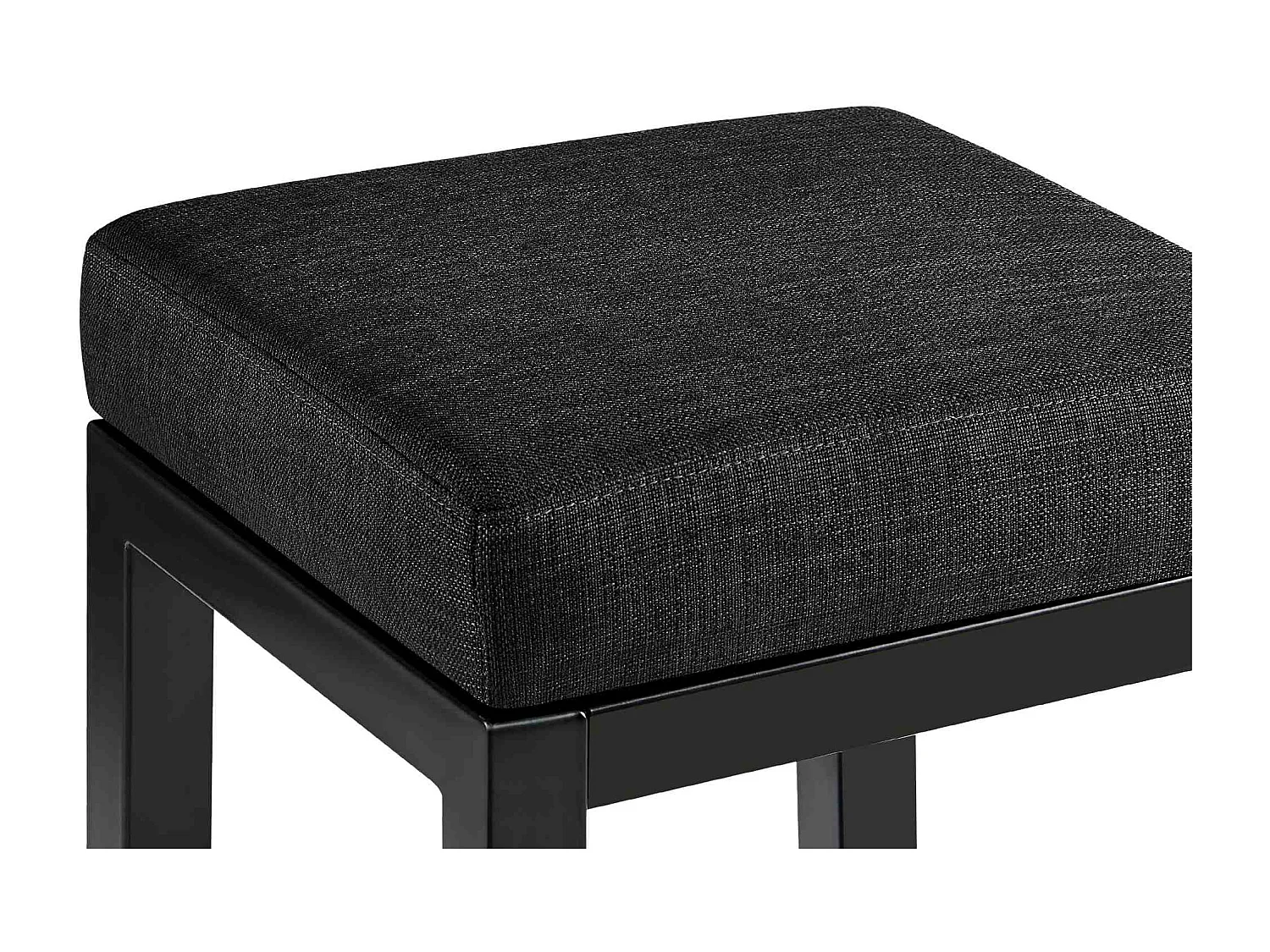 Tabouret de bar - Tissu - Gris foncé - Taylor B85