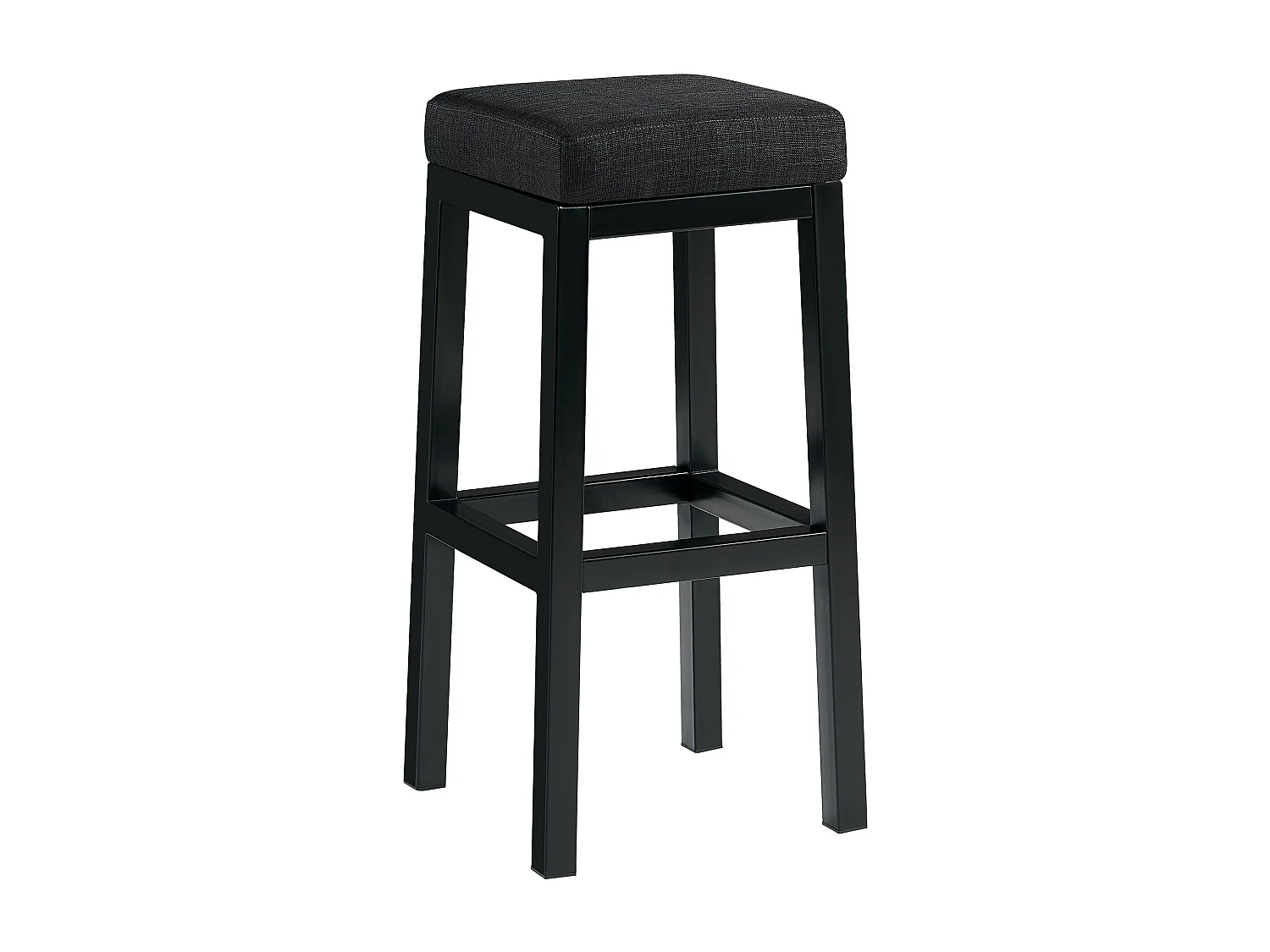 Tabouret de bar - Tissu - Gris foncé - Taylor B85