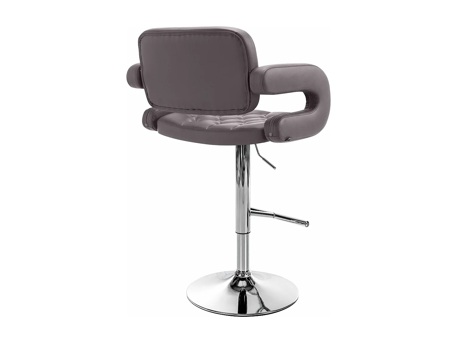 Tabouret de bar - Similicuir & Métal - Marron - Dublin