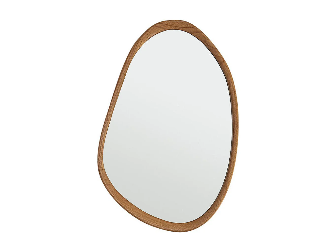 Miroir organique en mindi massif 60x90 cm