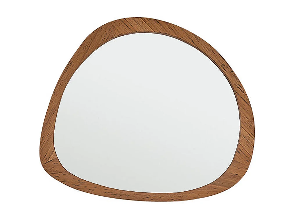Miroir en teck massif recyclé 70x60 cm
