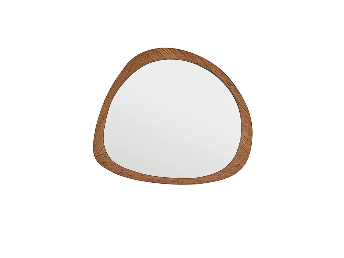 Espejo de teca maciza reciclada 70x60 cm