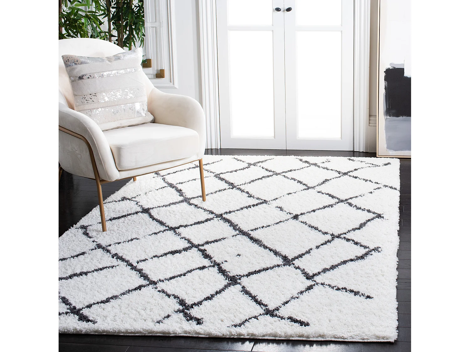 Tapis Neutre/Marron 155 X 229 cm - Temara