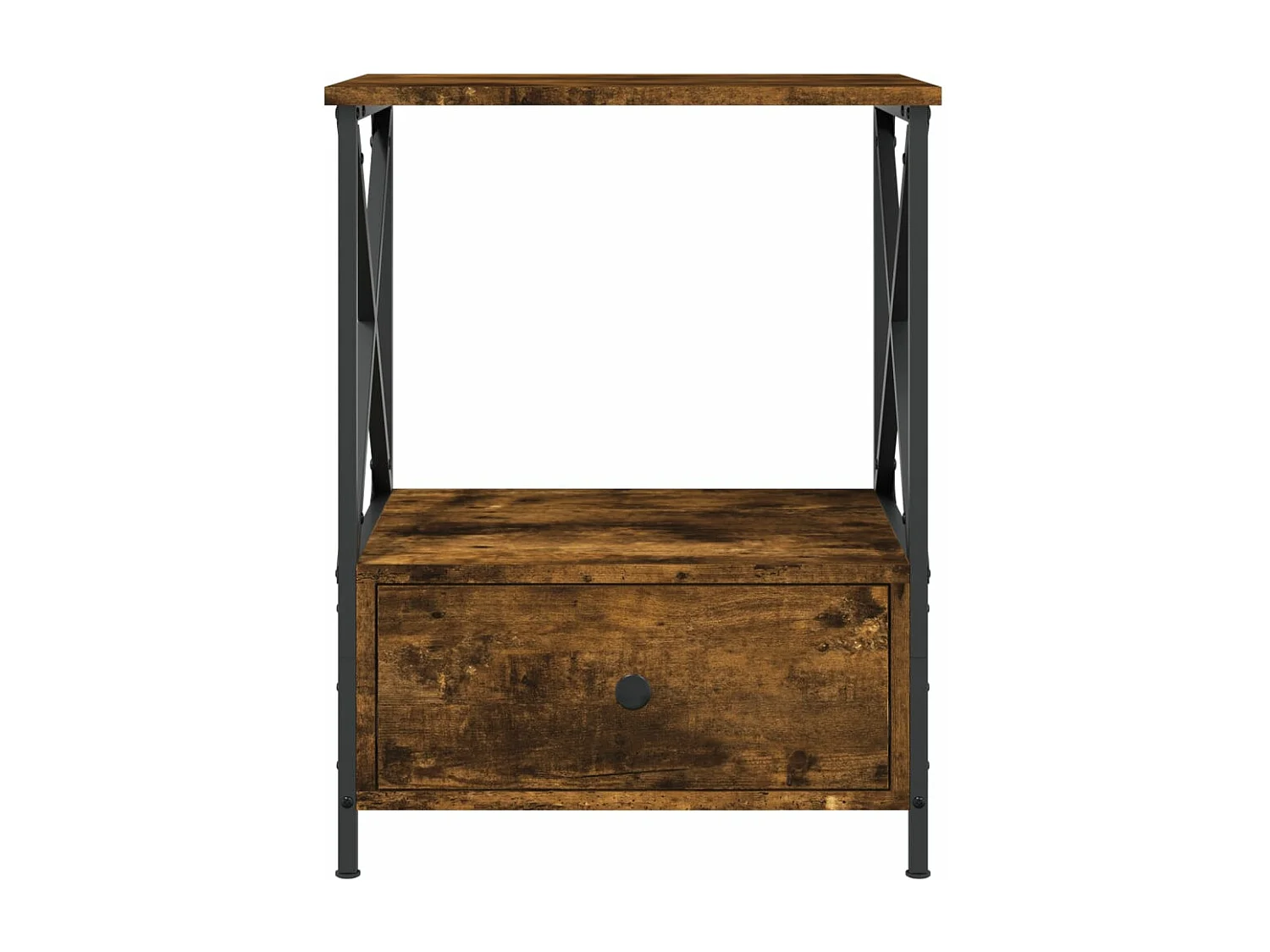 Nachttisch Räuchereiche 50x41x65 cm Holzwerkstoff