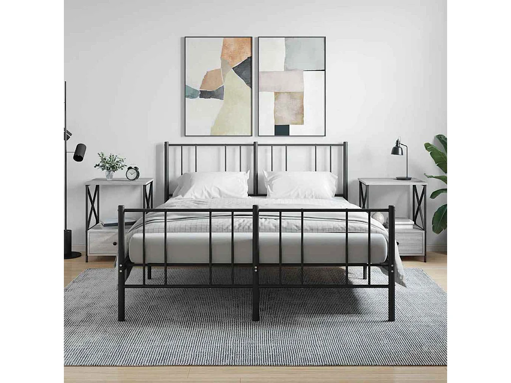 Tables de chevet 2 pcs sonoma gris 50x41x65 cm bois ingénierie