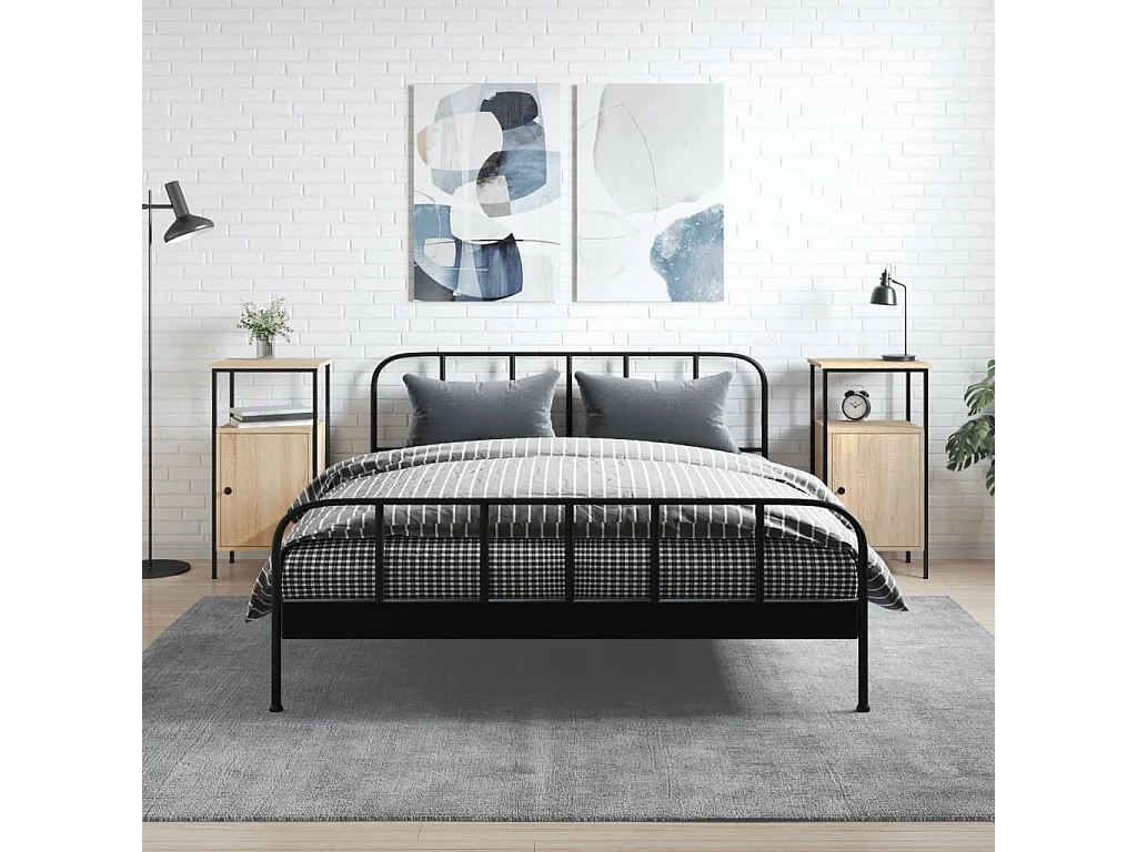 Nachtkastjes 2 st 41x31x80 cm sonoma eikenkleurig