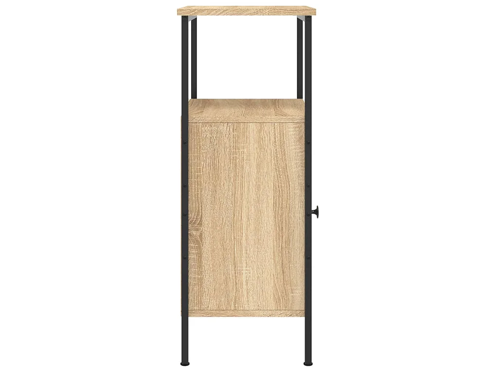 Nachtkastjes 2 st 41x31x80 cm sonoma eikenkleurig