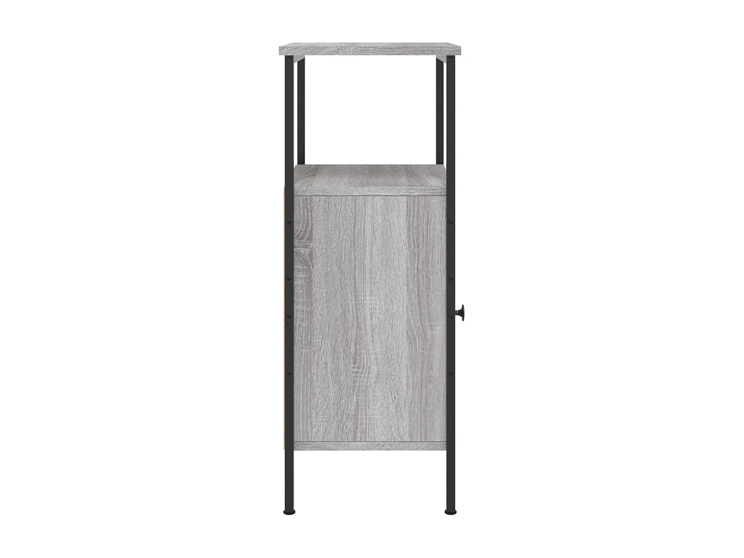 Table de chevet sonoma gris 41x31x80 cm bois d'ingénierie