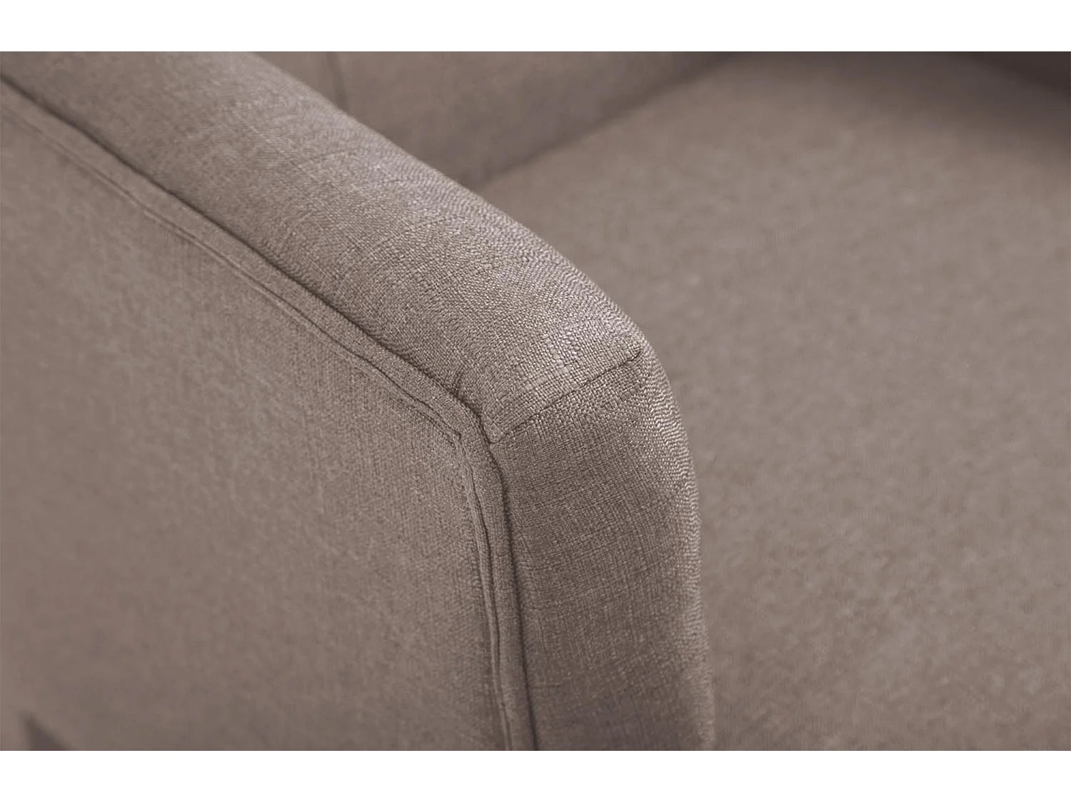 chaises avec accoudoirs - Tissu & Antique clair - Taupe - Sugar