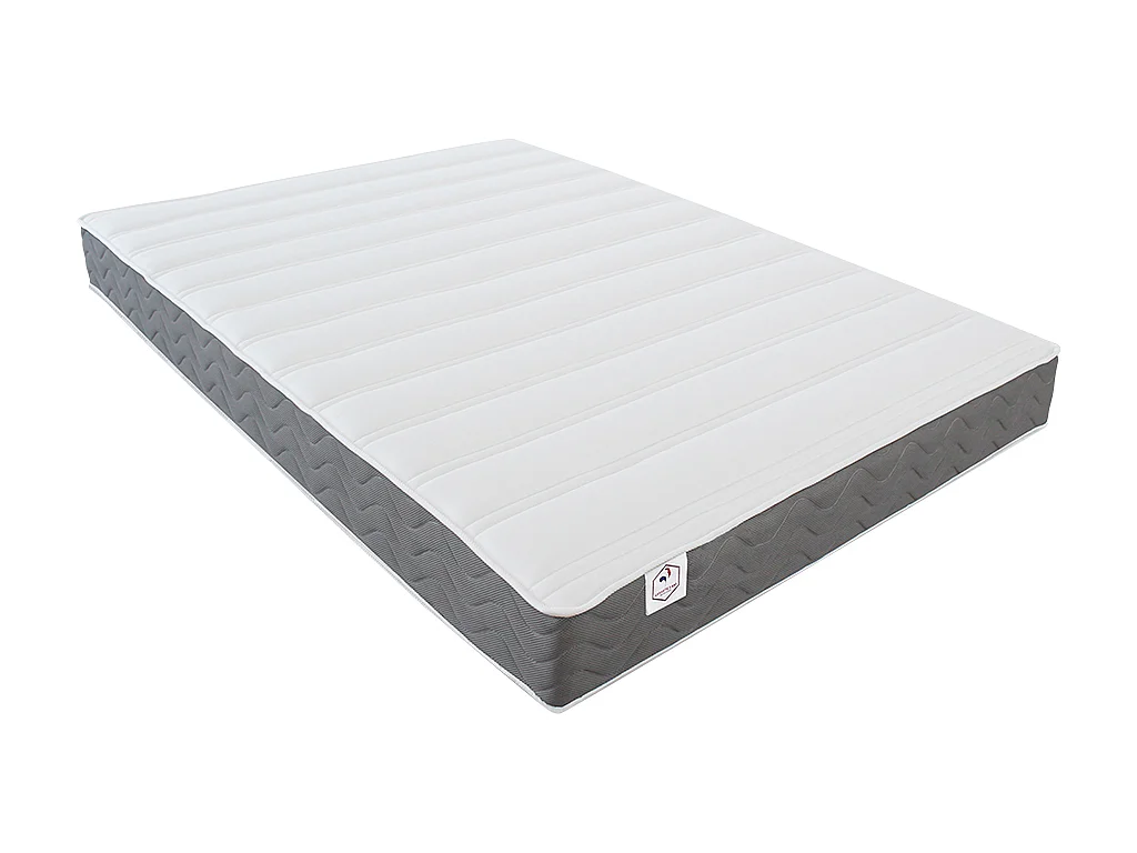 Letto estraibile 160 x 200 cm Apertura verticale manuale Con LED Bianco e Naturale + Materasso - RAPILI