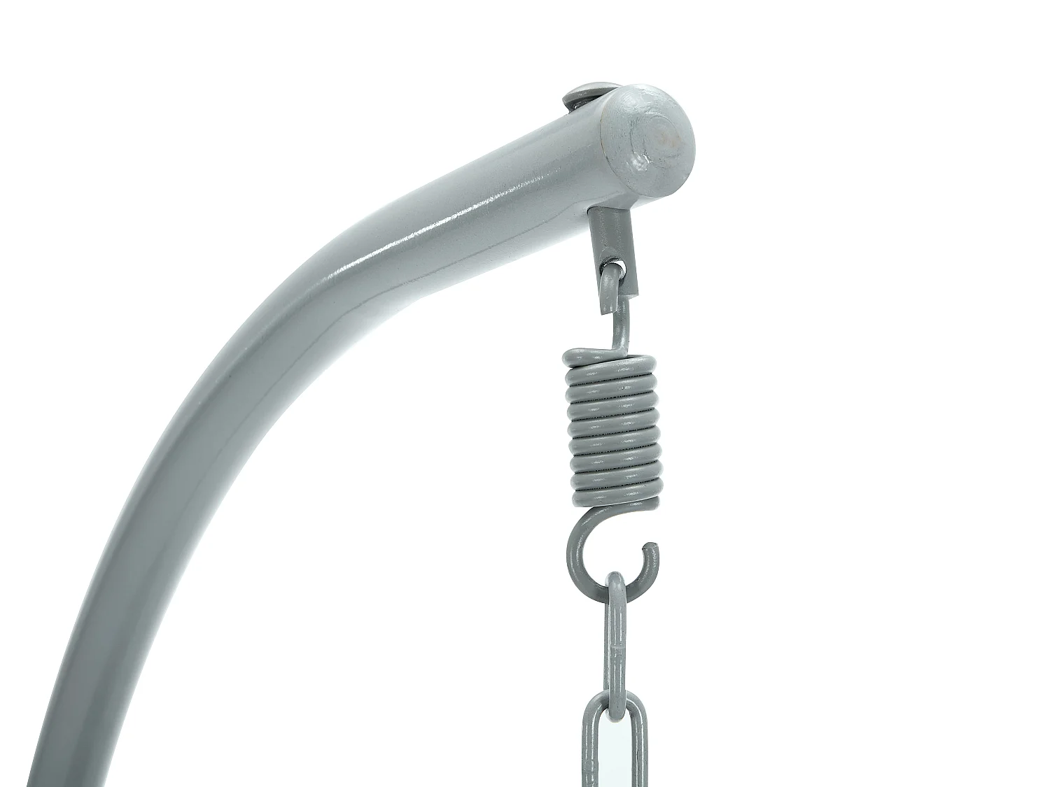 Hangfauteuil van gevlochten hars - Grijs - BONTOC van MYLIA