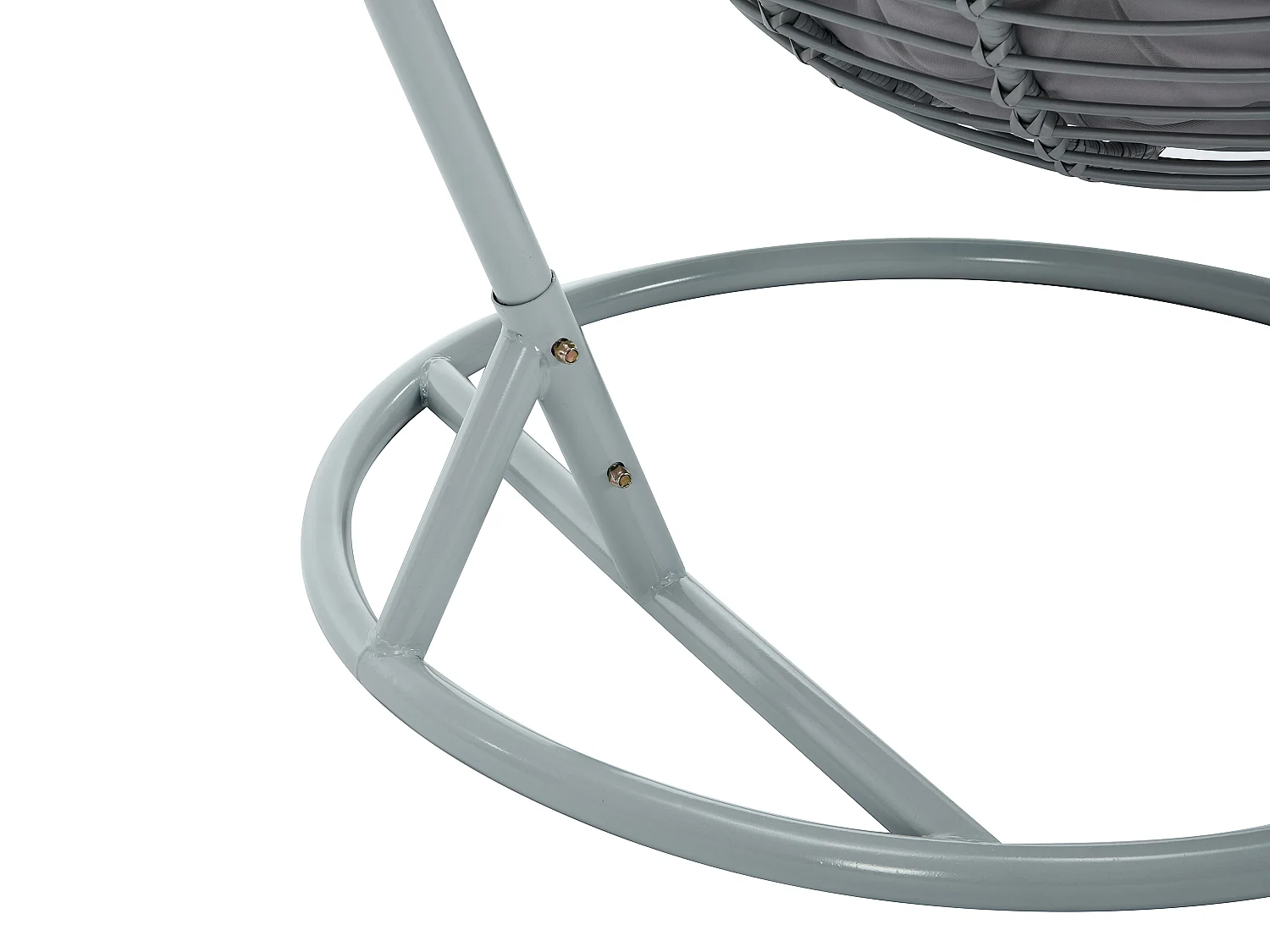 Hangfauteuil van gevlochten hars - Grijs - BONTOC van MYLIA