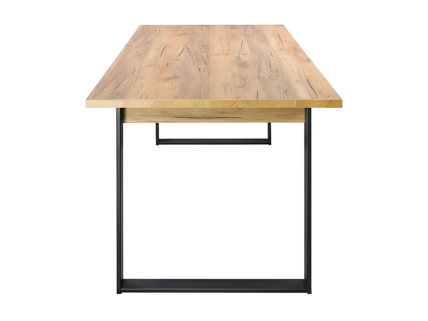 Table à manger 152 x 90 cm pieds métal Ron