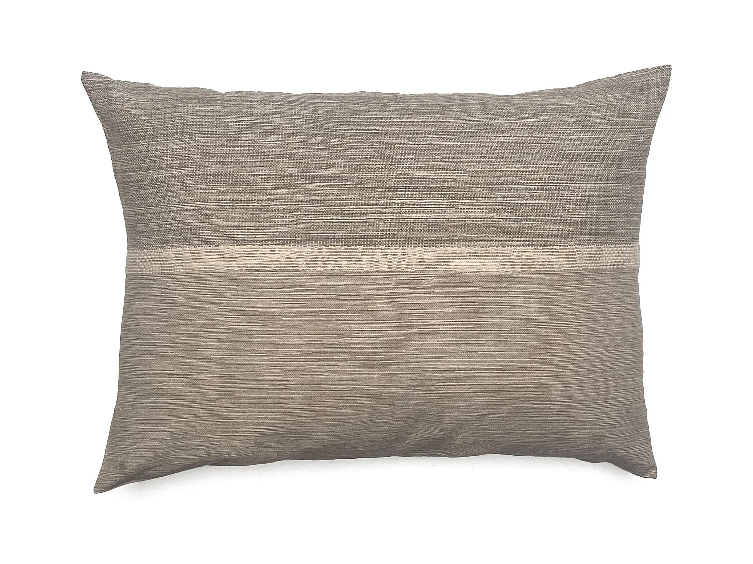 Housse de coussin ZAGORA pur coton 250 g/m² 50x70 cm beige ficelle