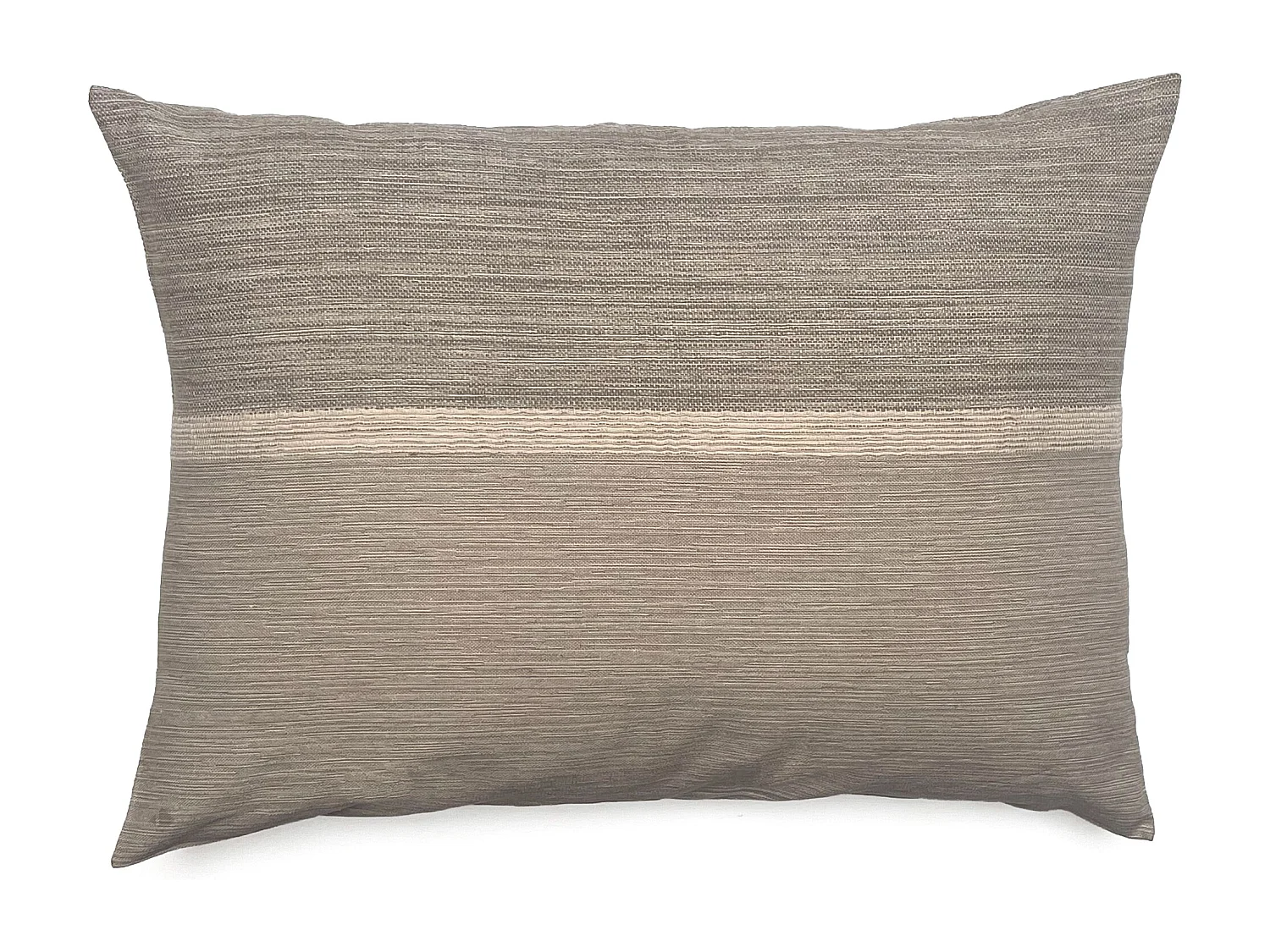 Housse de coussin ZAGORA pur coton 250 g/m² 50x70 cm beige ficelle