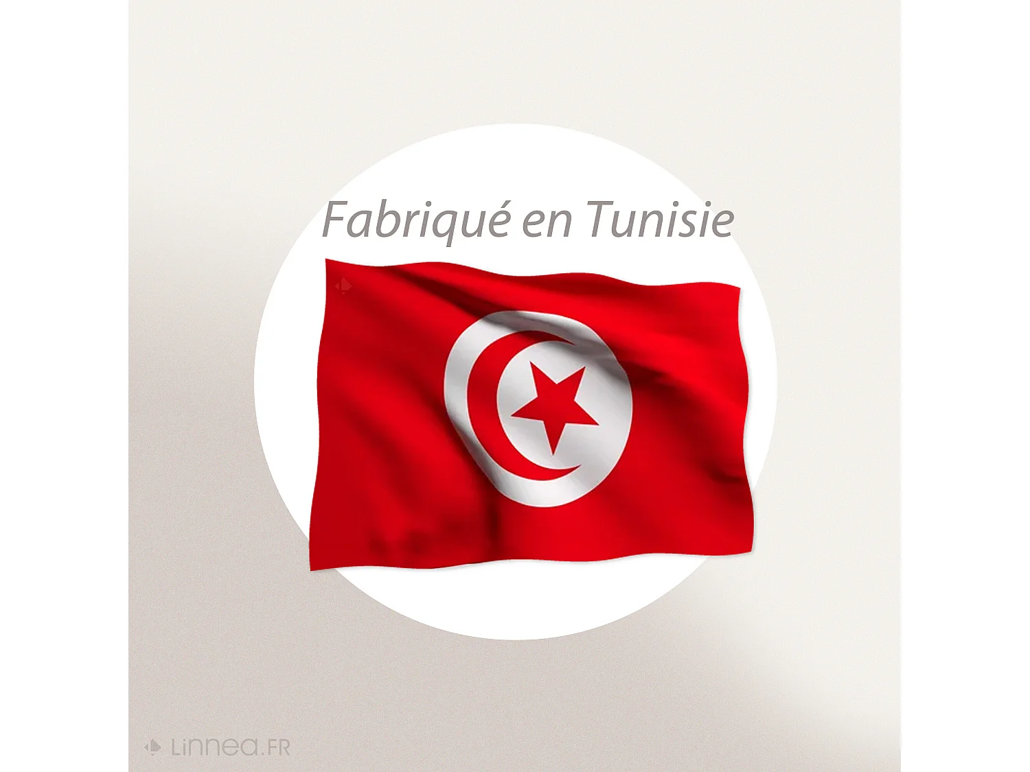 Housse de coussin ZAGORA pur coton 250 g/m² 50x70 cm beige ficelle