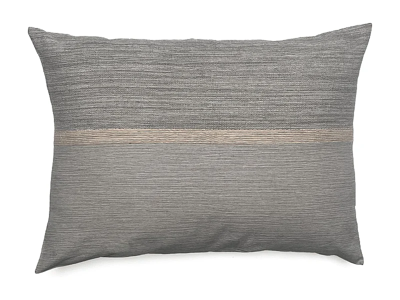 Housse de coussin ZAGORA pur coton 250 g/m² 50x70 cm beige lin