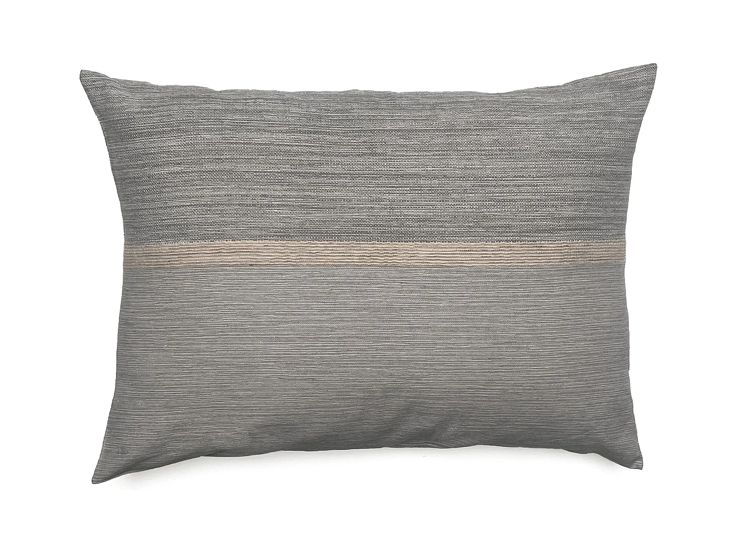 Housse de coussin ZAGORA pur coton 250 g/m² 50x70 cm beige lin