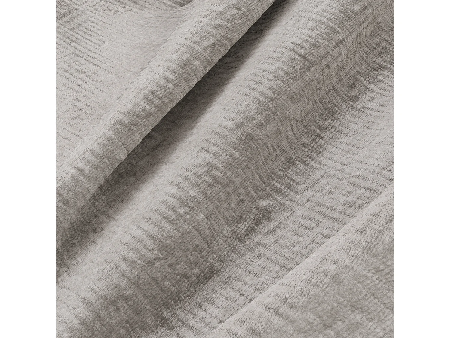 Canapé 3 places velours à motifs beige 220cm SWANN