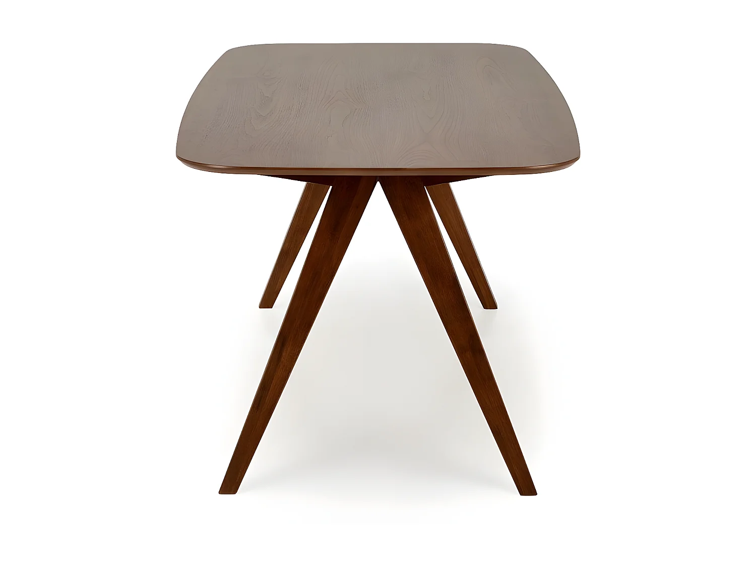 Table à manger Miguel (90x160)/Vernis/Marron