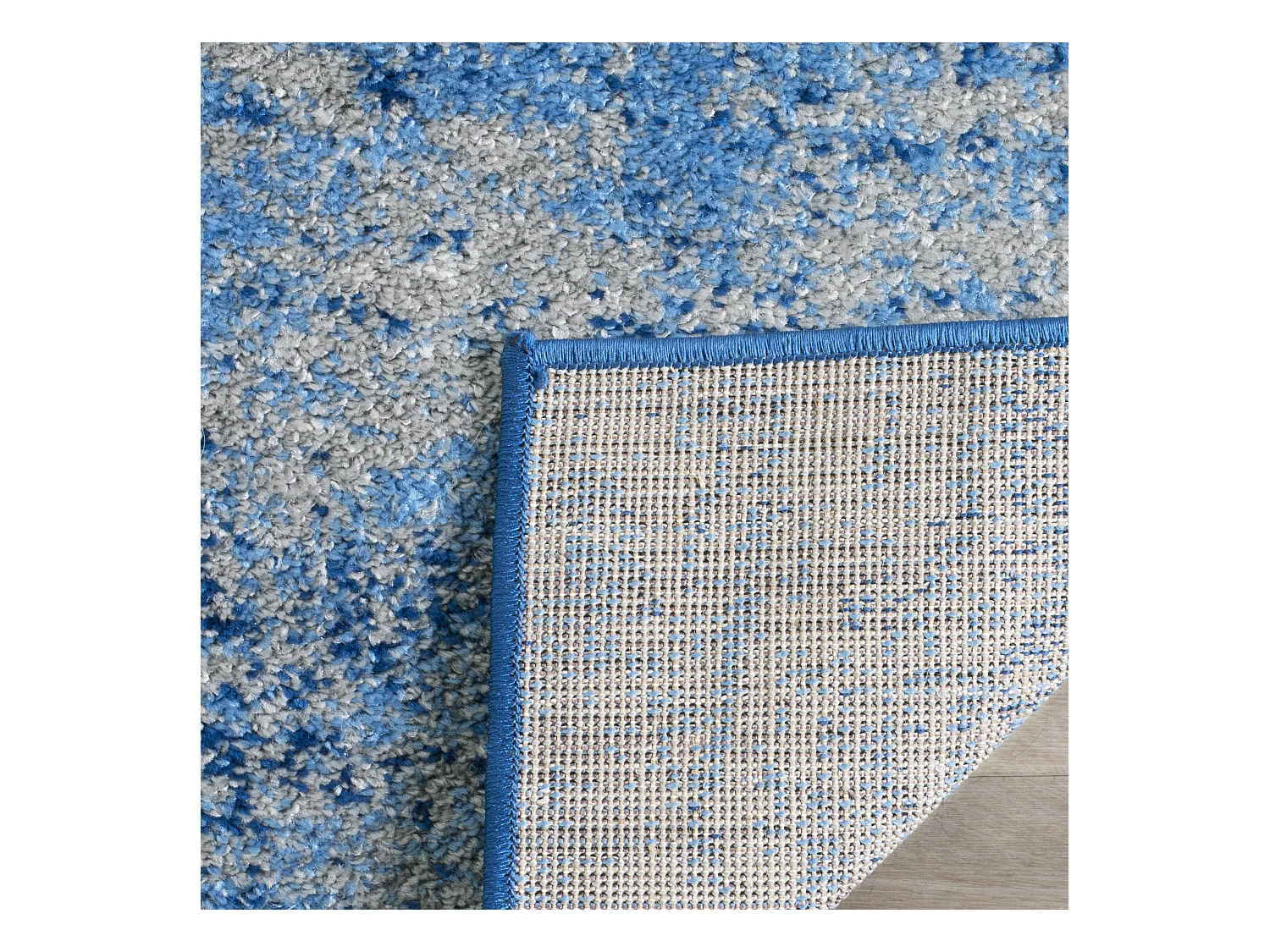 Tapis Gris/Bleu 91 X 152 cm - Angelyna