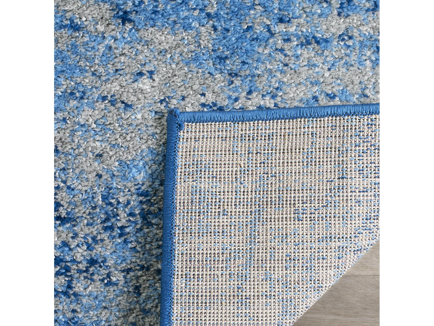 Tapis Gris/Bleu 91 X 152 cm - Angelyna