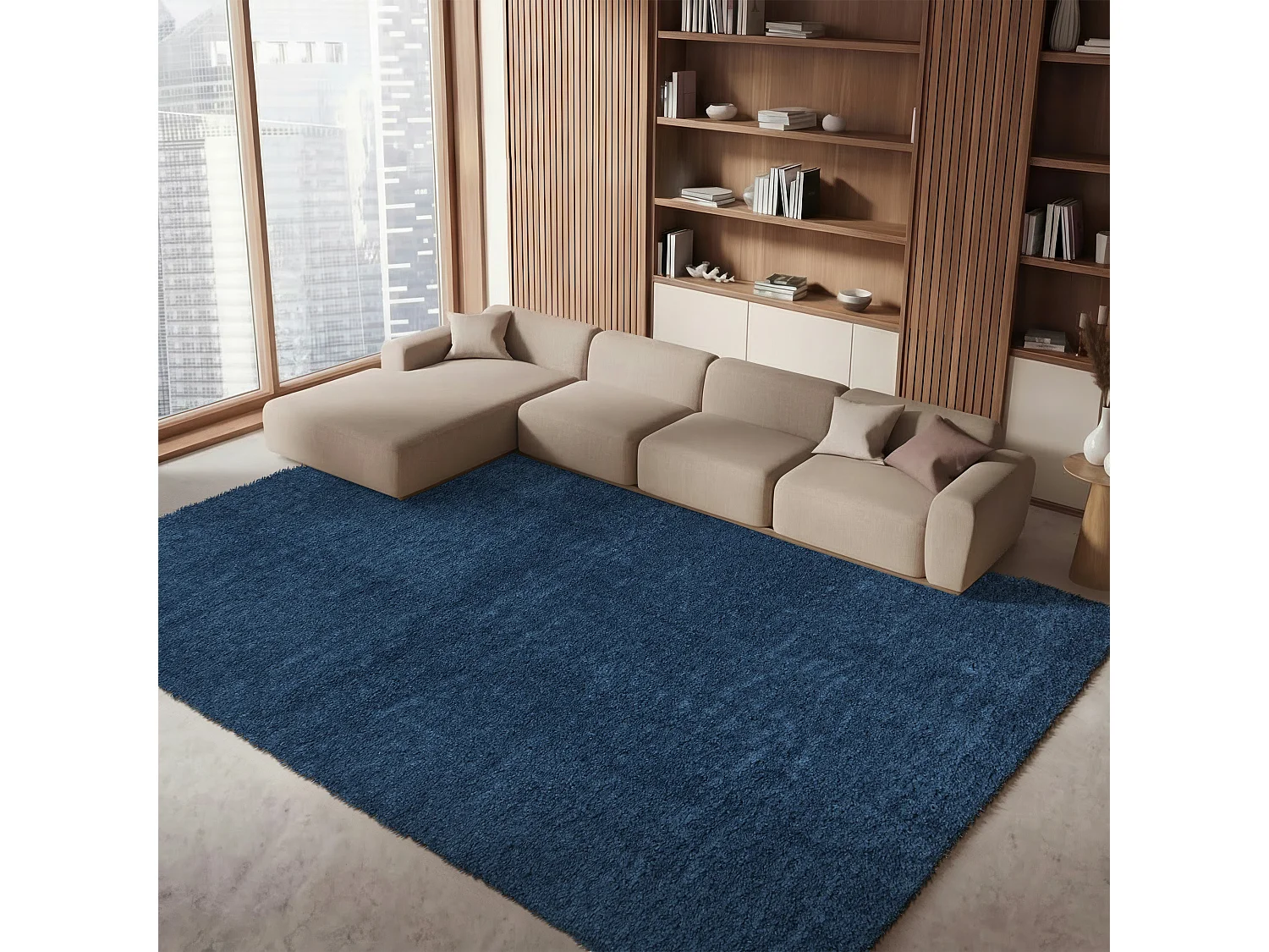 Tapis Bleu Marine 183 X 274 cm - Lola
