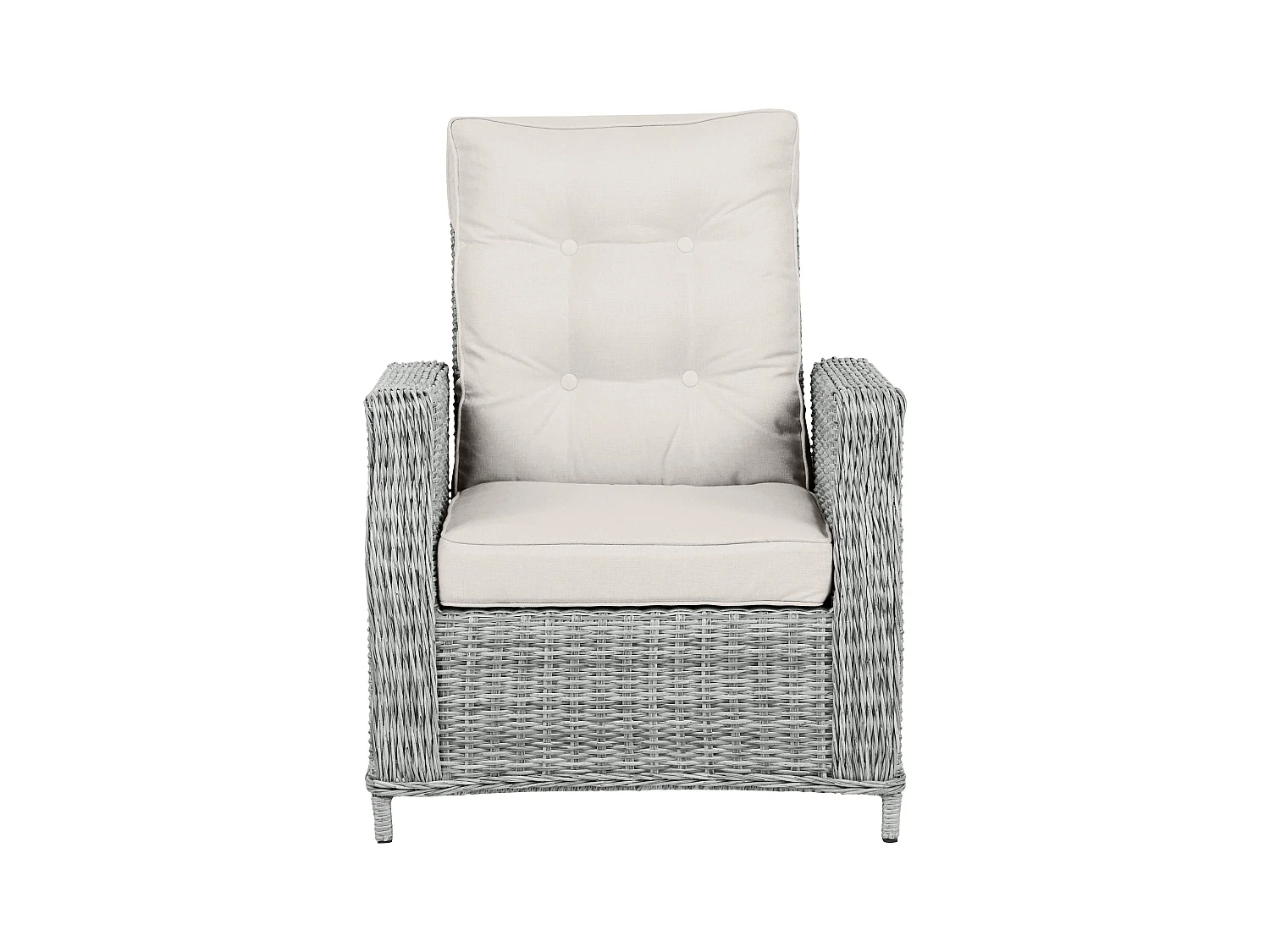Vinga Chaise de jardin Vinga avec coussins inclus, avec pompe, couleur sable.