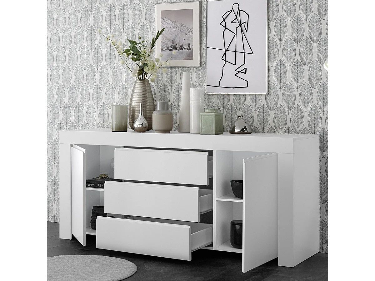 Buffet 2 deuren en 3 laden L184 cm - Firenze