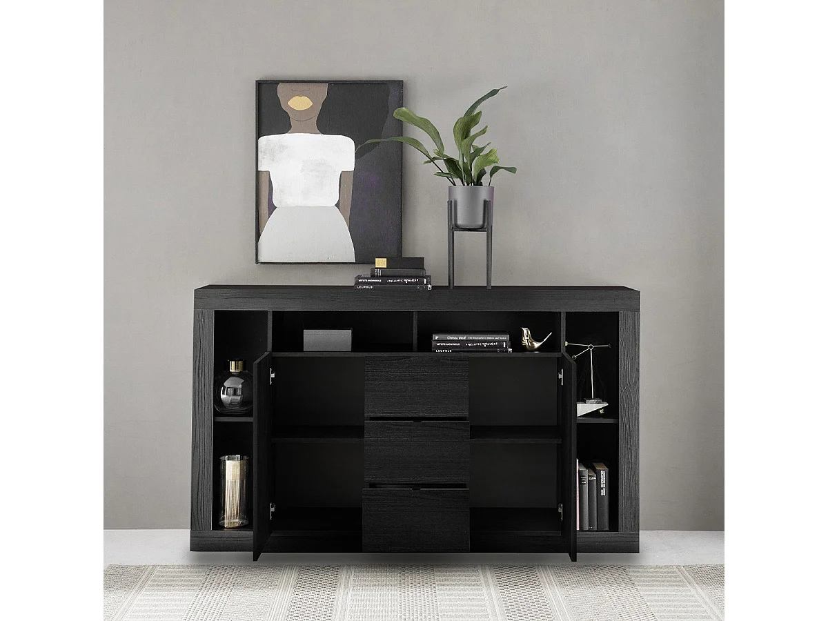 Buffet 2 portes et 3 tiroirs L172 cm - Rimini