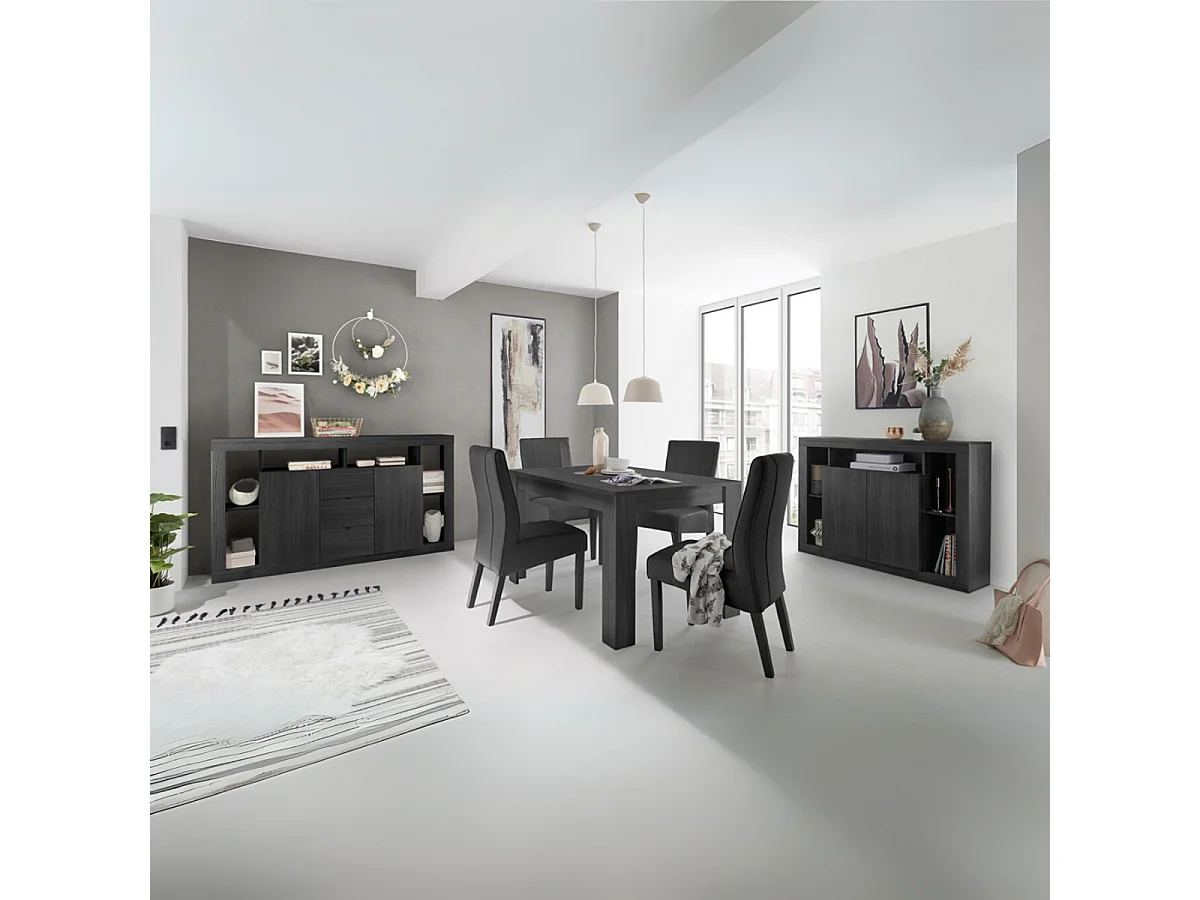 Buffet 2 portes et 3 tiroirs L172 cm - Rimini