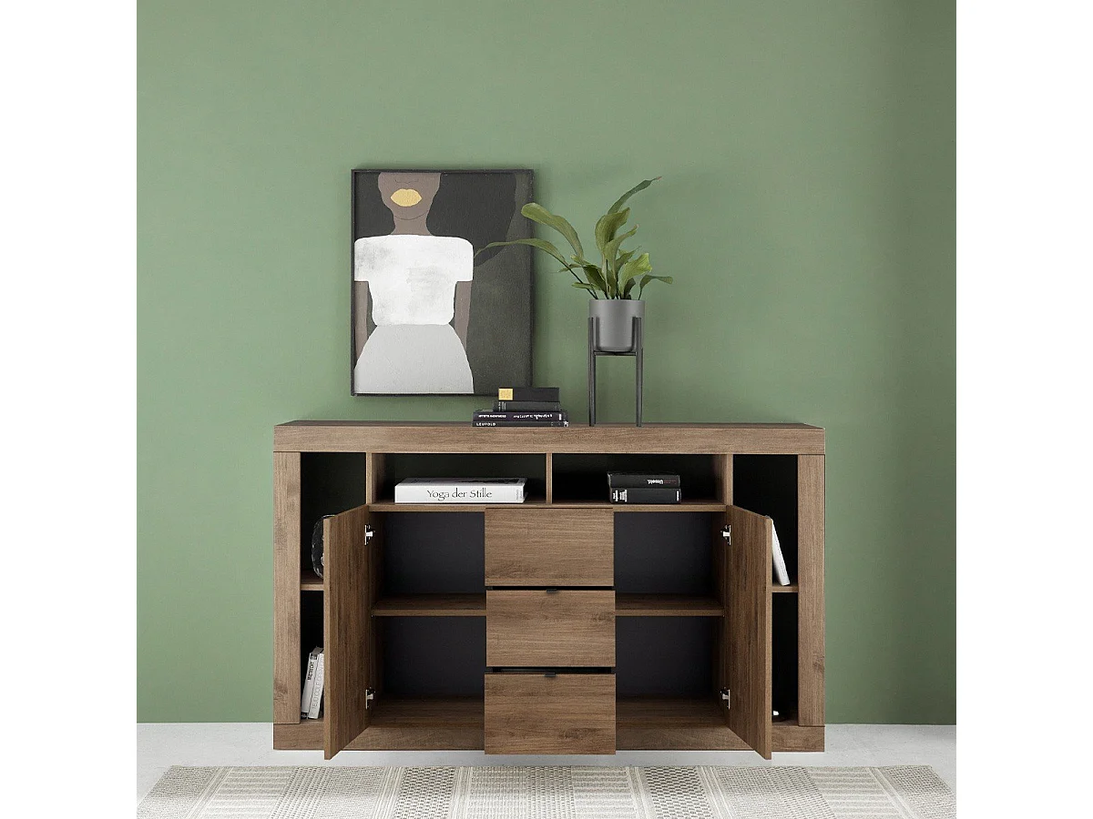 Buffet 2 deuren en 3 laden L172 cm - Rimini