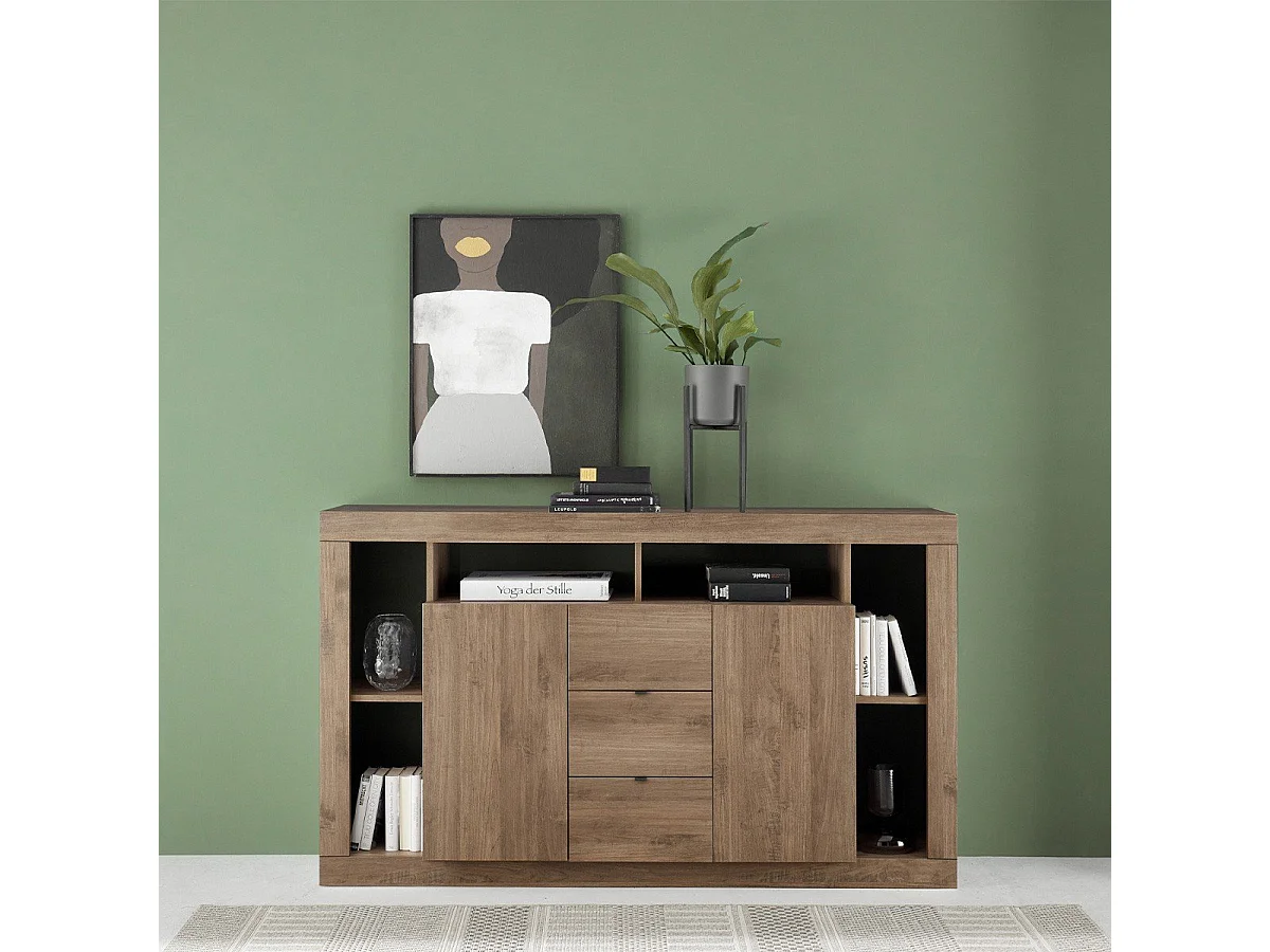 Buffet 2 portes et 3 tiroirs L172 cm - Rimini