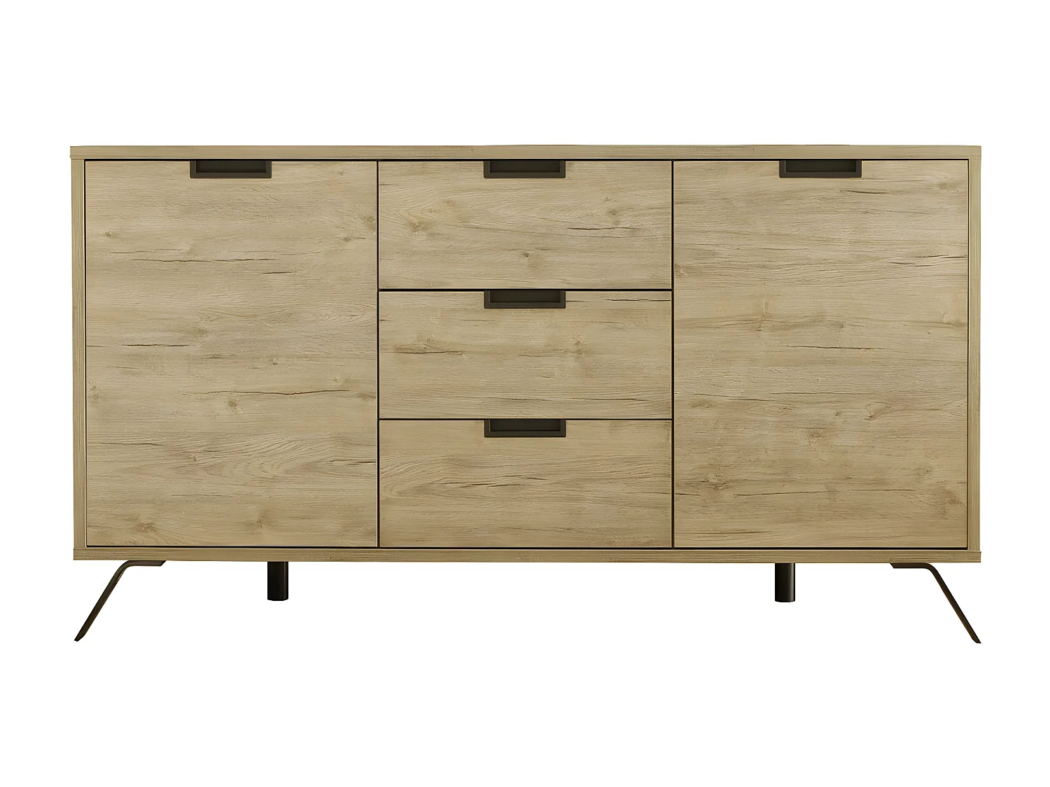 Buffet 2 deuren en 3 laden L156 cm - Palma
