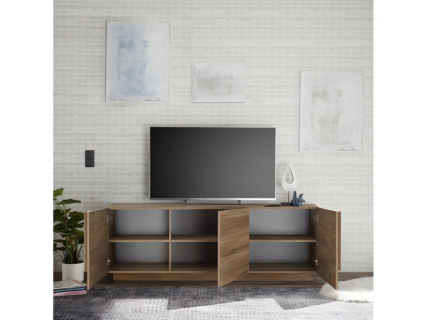 Buffet 3 portes L182 cm - Jupiter