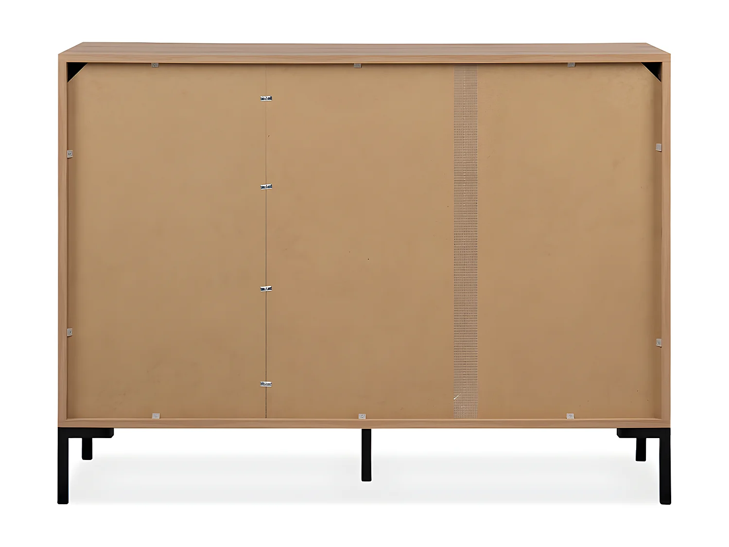 Anrichte mit 2 Türen, 3 Schubladen und 1 Regal B120 cm - Plock