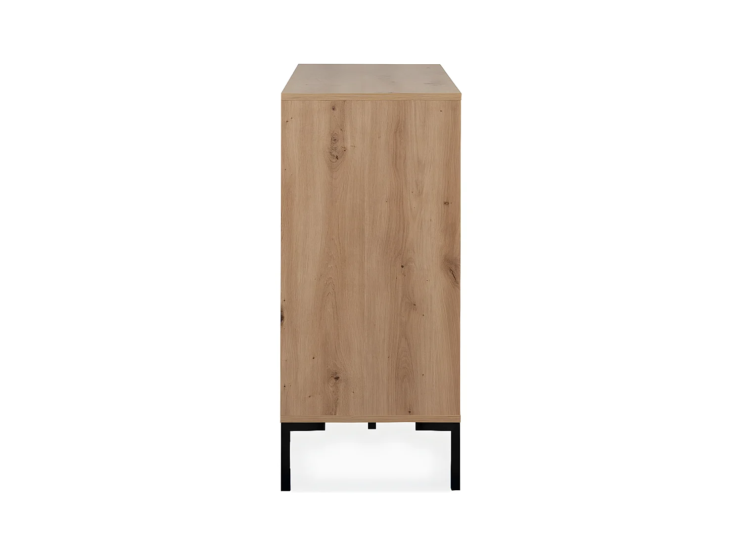 Credenza a 2 ante con 3 cassetti e 1 ripiano L120 cm - Plock