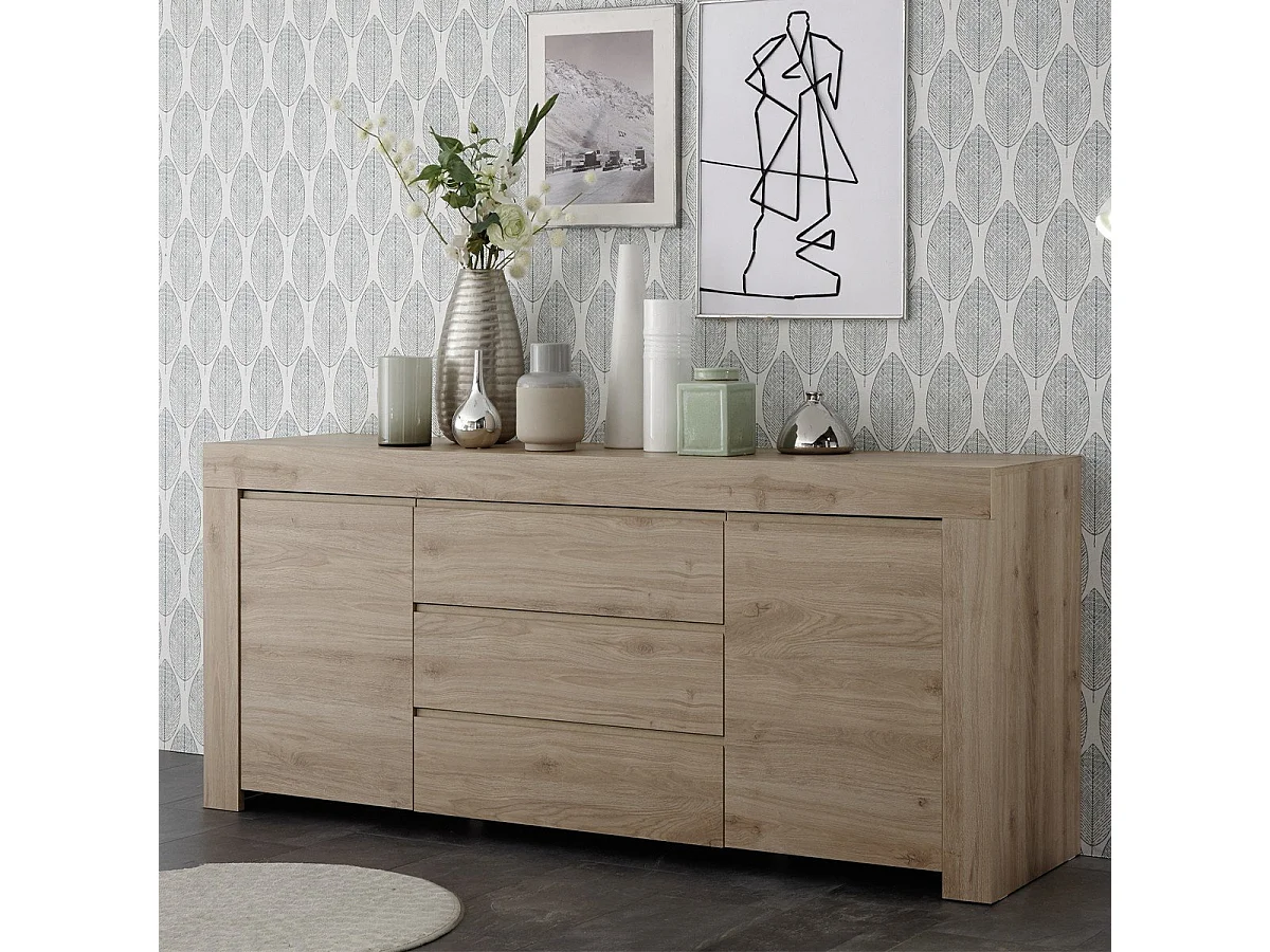 Buffet 2 puertas y 3 cajones L184 cm - Firenze