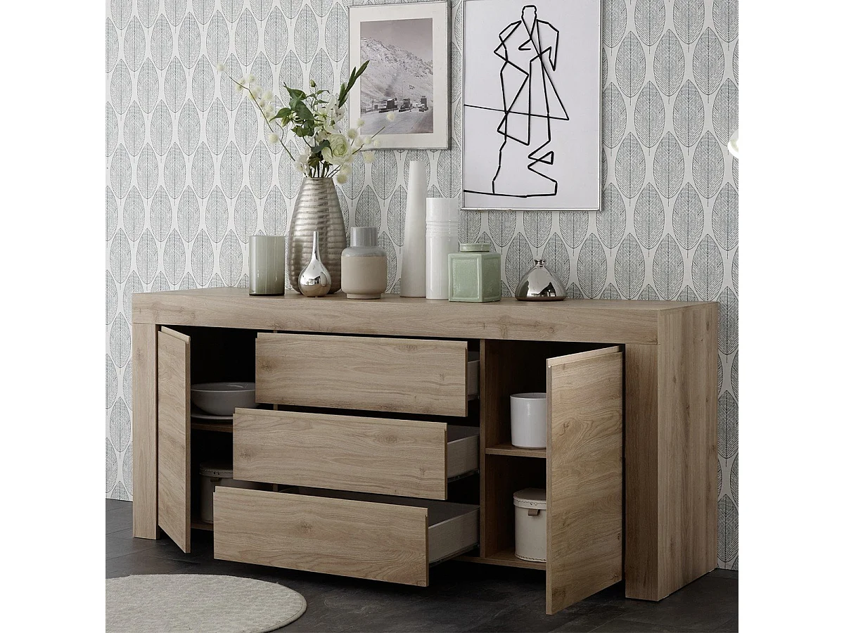 Buffet 2 portes et 3 tiroirs L184 cm - Firenze
