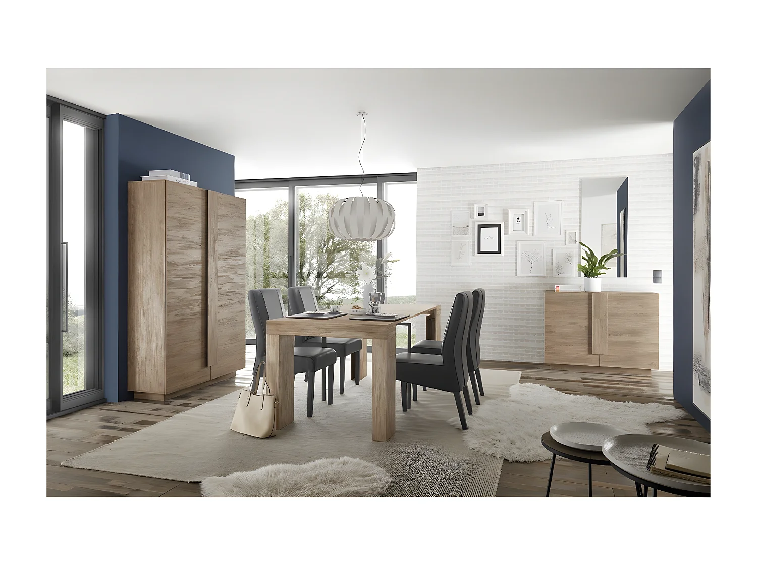 Sideboard mit 2 Türen L120 cm - Jupiter