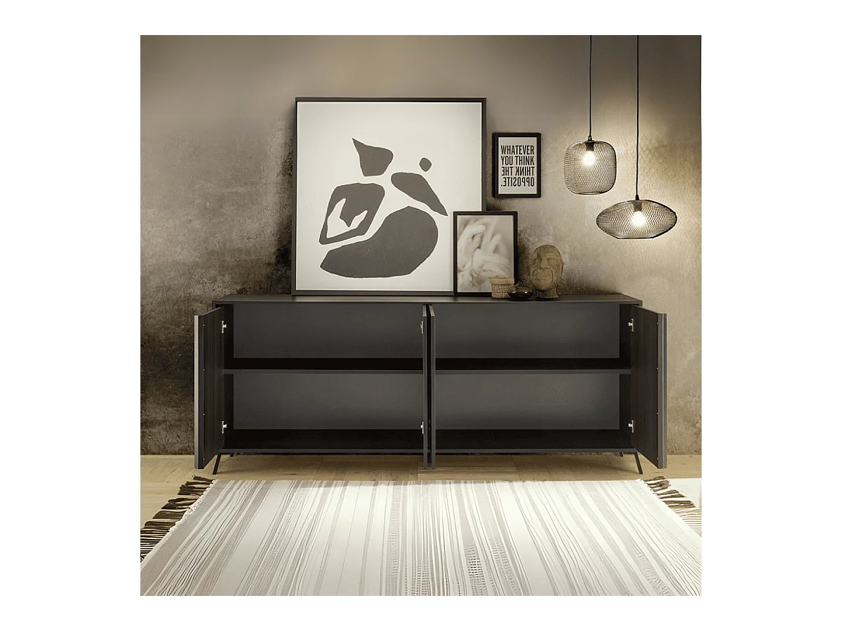 Buffet 4 Deuren L205 cm - City