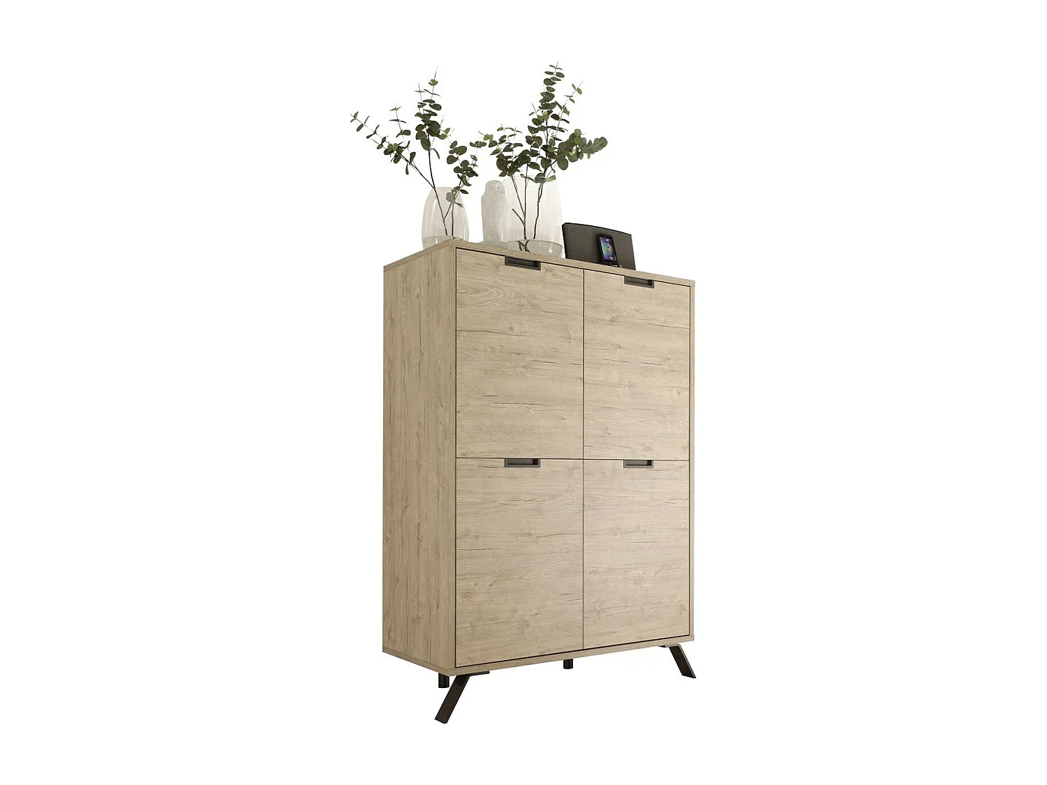 Highboard mit 4 Türen L106 cm - Palma
