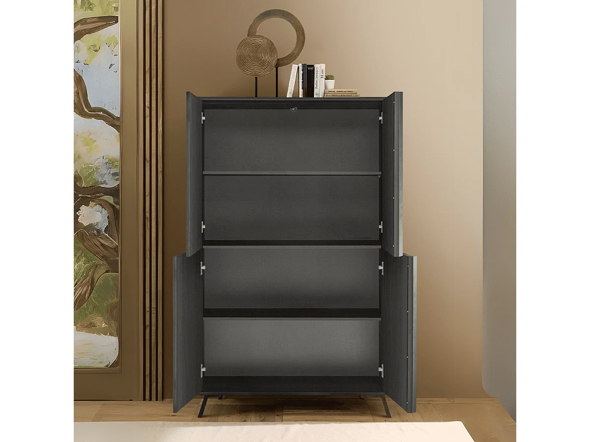 Buffet Haut 4 Portes H174 cm - City