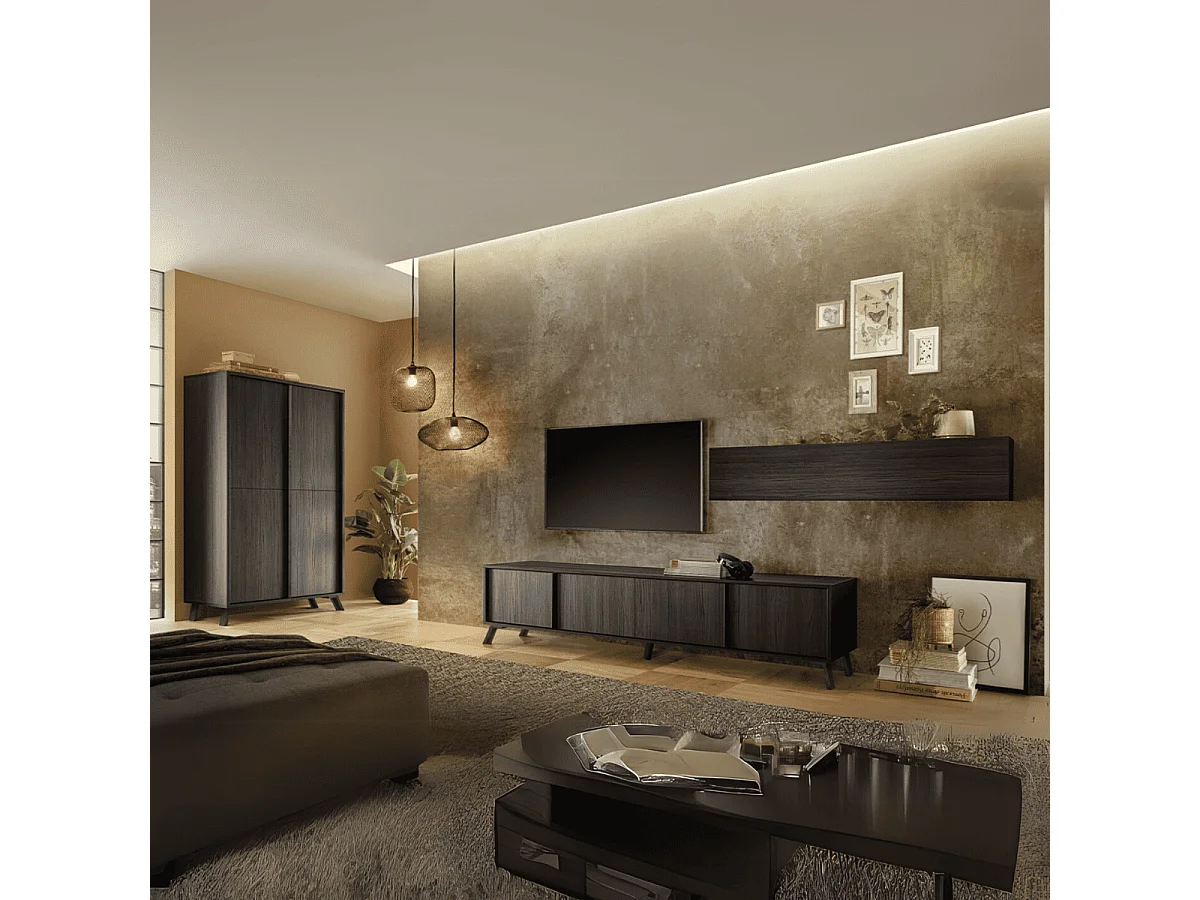 Buffet Haut 4 Portes H174 cm - City