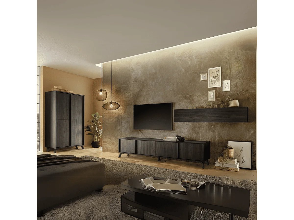 Buffet Hoog 4 Deuren H174 cm - City